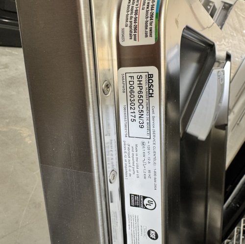 BOSCH Lavavajillas Serie 500, 24 pulgadas, acero inoxidable antihuellas