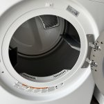 LG Secadora de gas inteligente, de 7.4 pies cúbicos, en color blanco, con TurboSteam y Sensor Dry