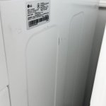 LG Secadora de gas inteligente, de 7.4 pies cúbicos, en color blanco, con TurboSteam y Sensor Dry
