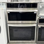 LG Horno de pared combinado inteligente de 6.4 pies cúbicos con convección por ventilador y función de freír con aire, en acero inoxidable