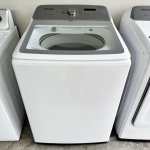 USADOS SAMSUNG lavadora de carga superior y secadora electrica en color blanco