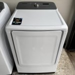 USADOS SAMSUNG lavadora de carga superior y secadora electrica en color blanco